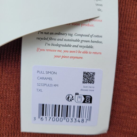 Sezane  Simon Jumper-Caramel - Picture 10 of 14